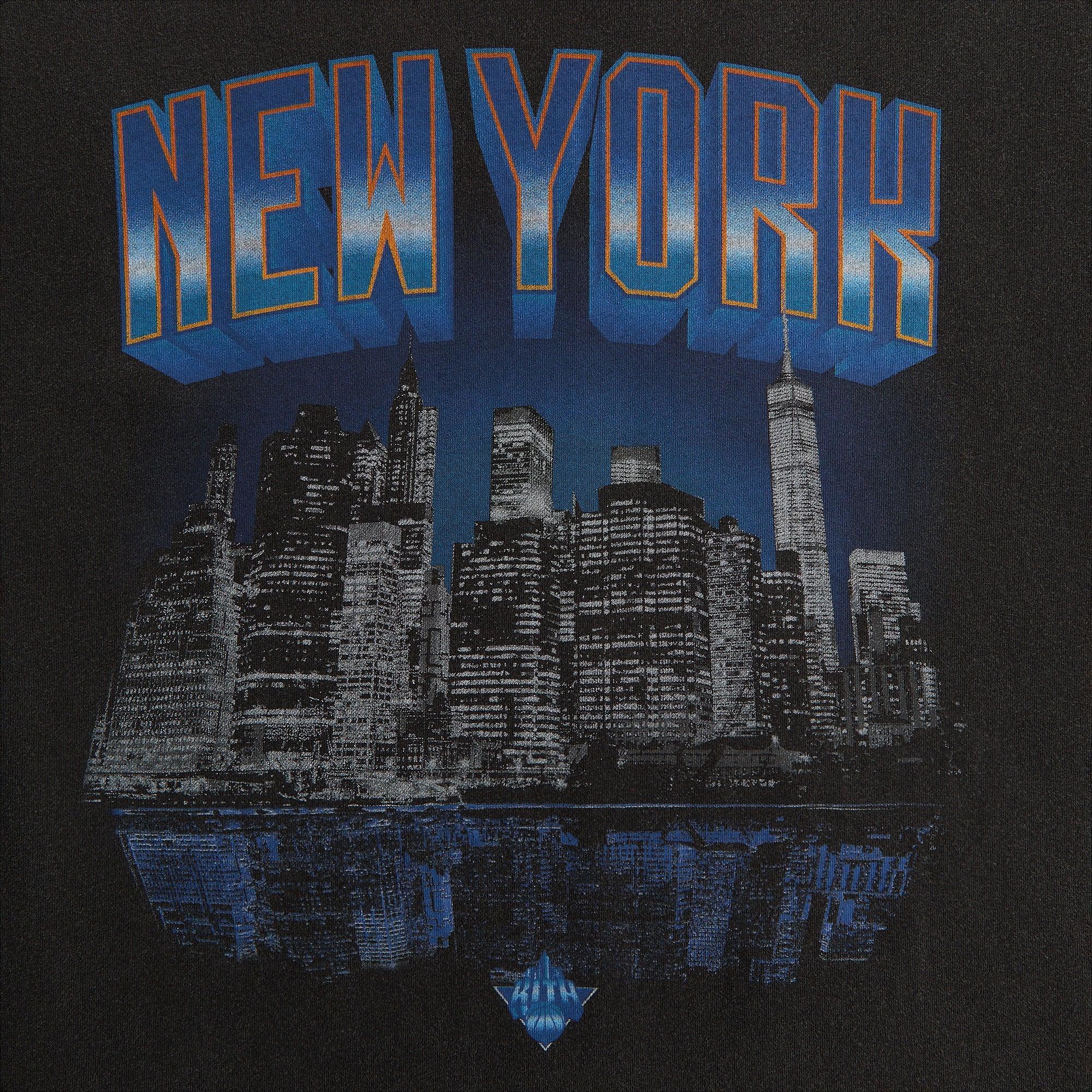 Kith Women for the New York Knicks Skyline Vintage Tee - Black Female Product Image