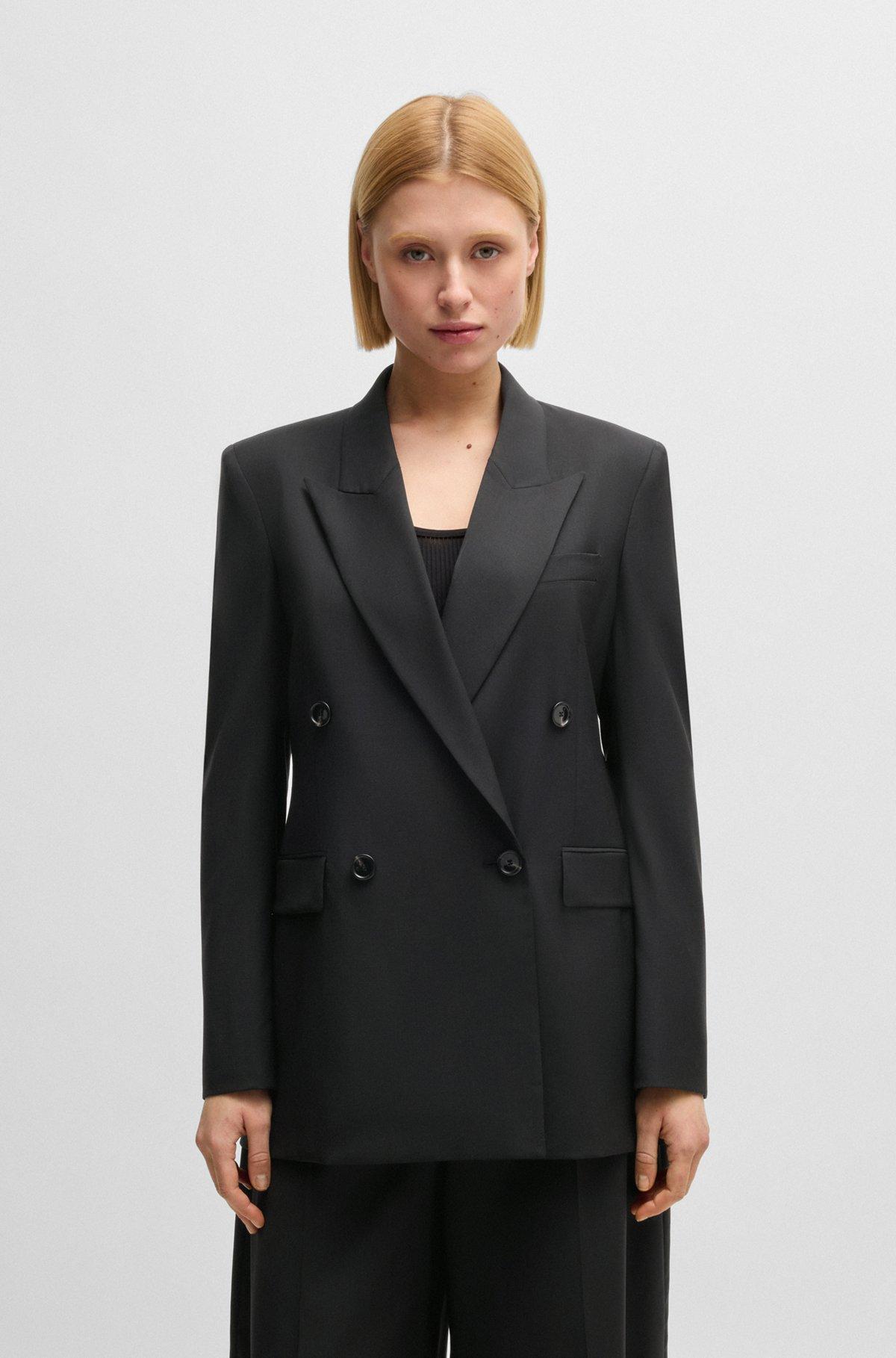 Regular-fit blazer in virgin wool Product Image