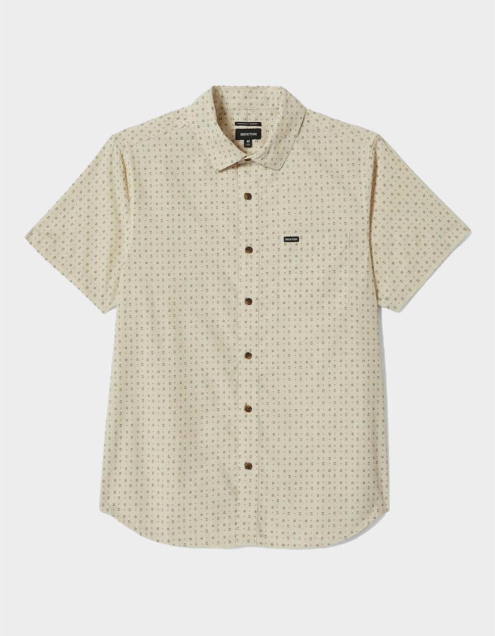 BRIXTON Charter Print Mens Button Up Shirt - IVY Product Image