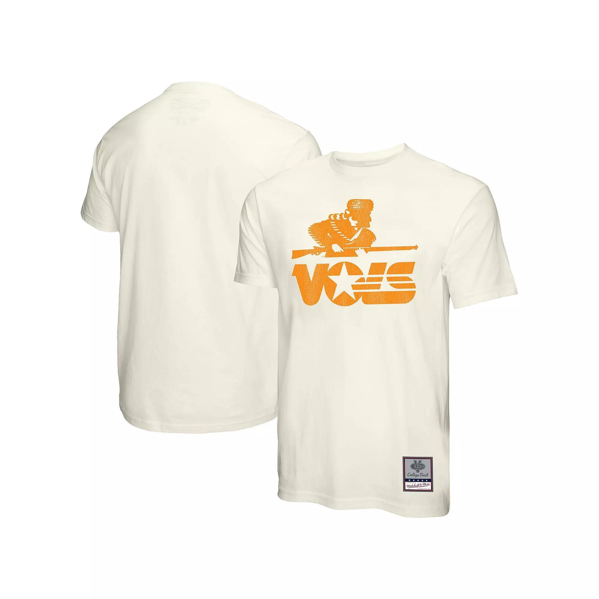 Men's Mitchell & Ness Cream Tennessee Volunteers Vintage Tone T-Shirt,  Product Image