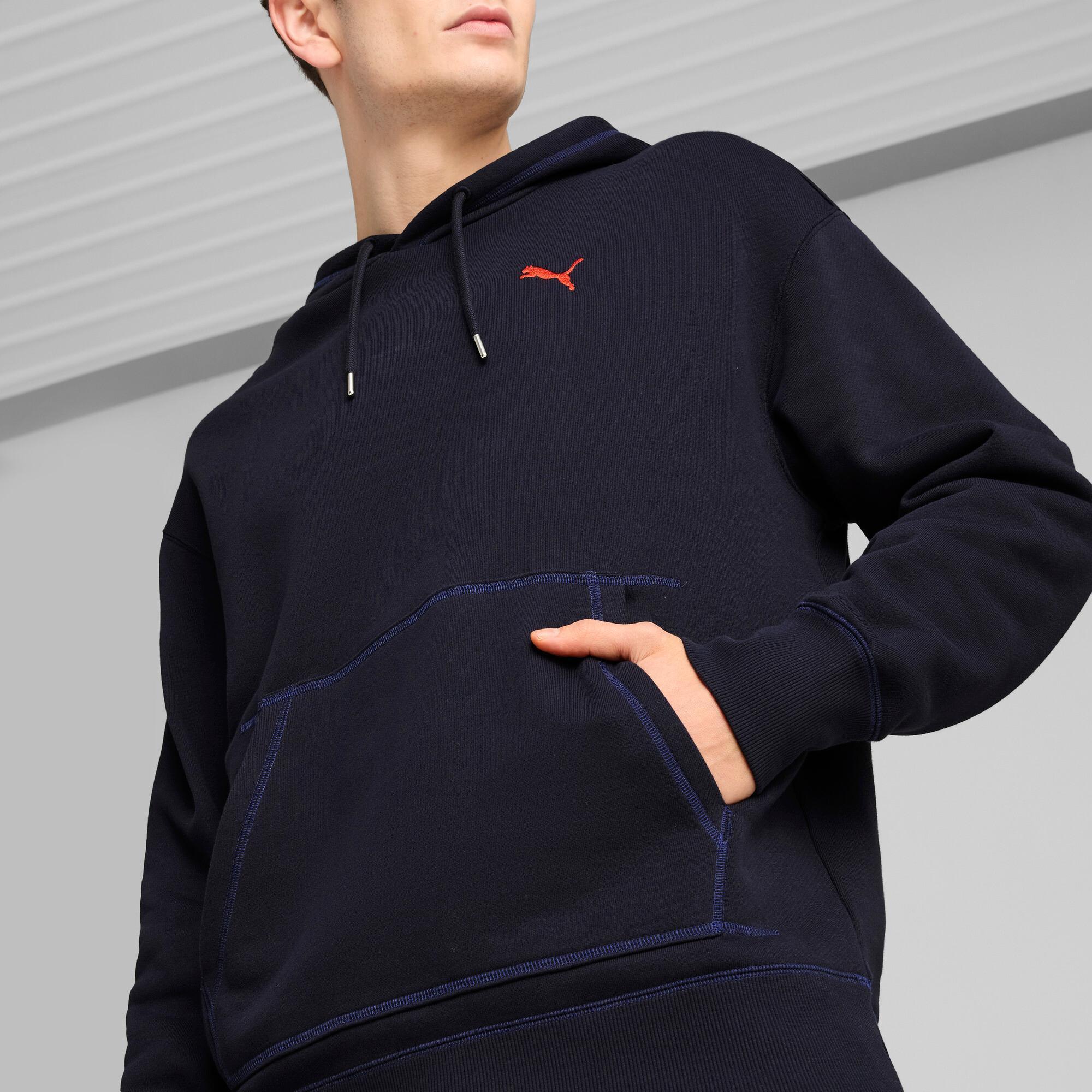 PUMA PREMIUM ESSENTIALS Mens Relaxed Hoodie Product Image