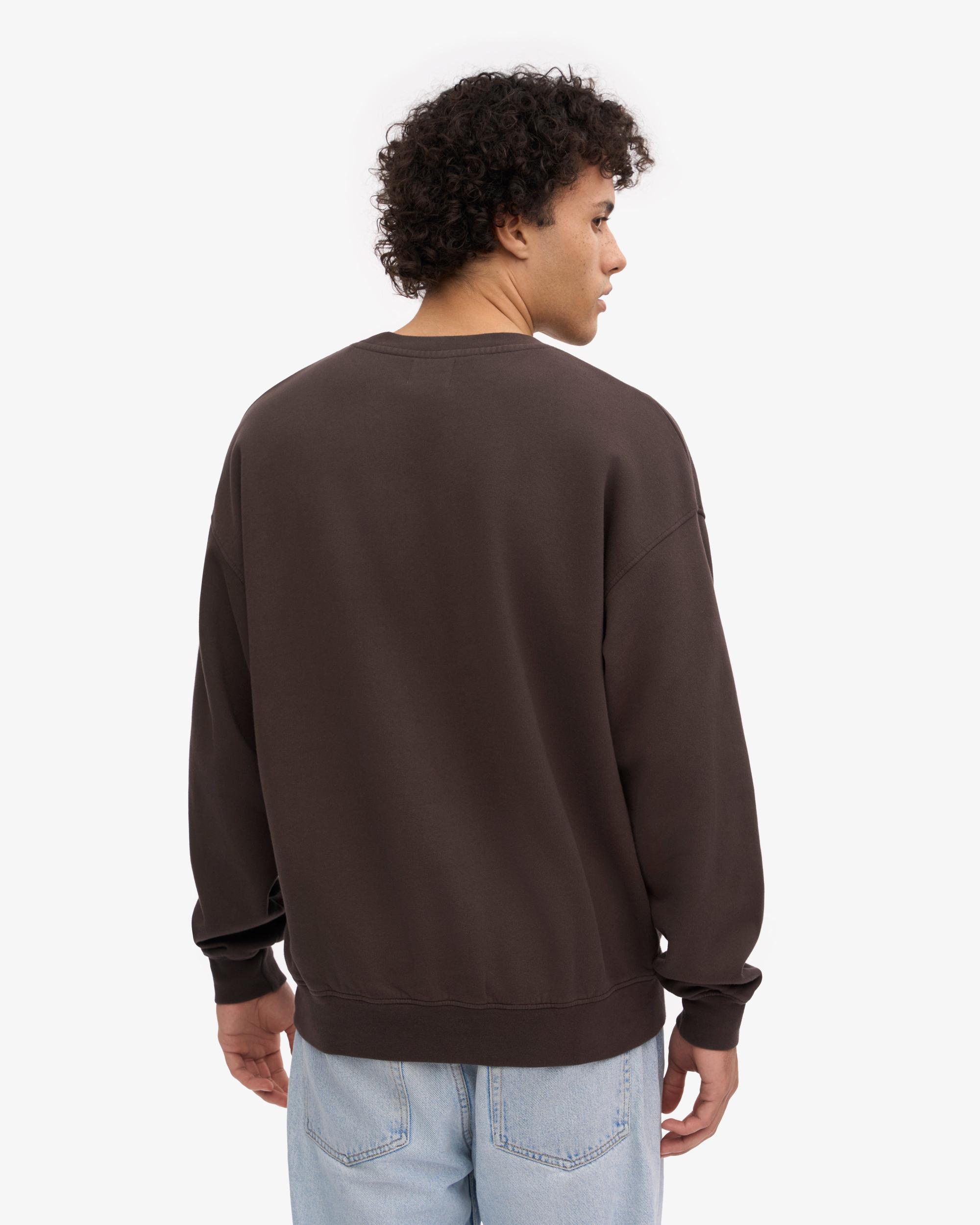 Organic Oversized Crew - Coffee Brown Product Image