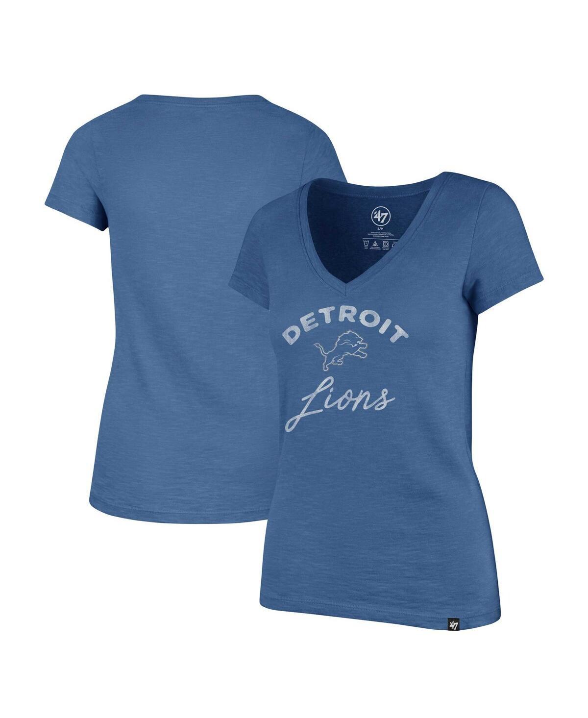 Womens 47 Detroit Lions Avery Scrum V-Neck T-Shirt Product Image