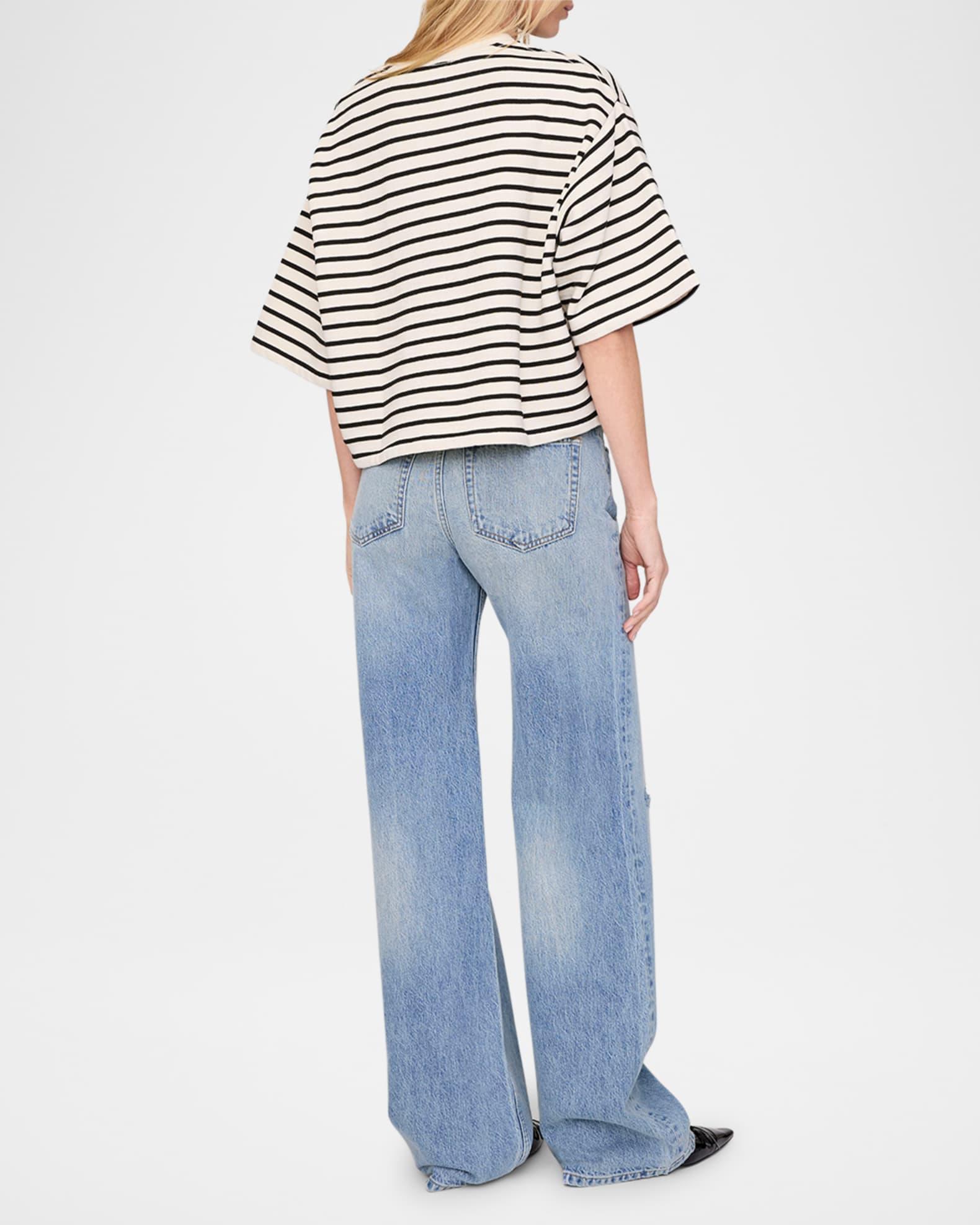 Myers Stripe Cropped Tee Product Image