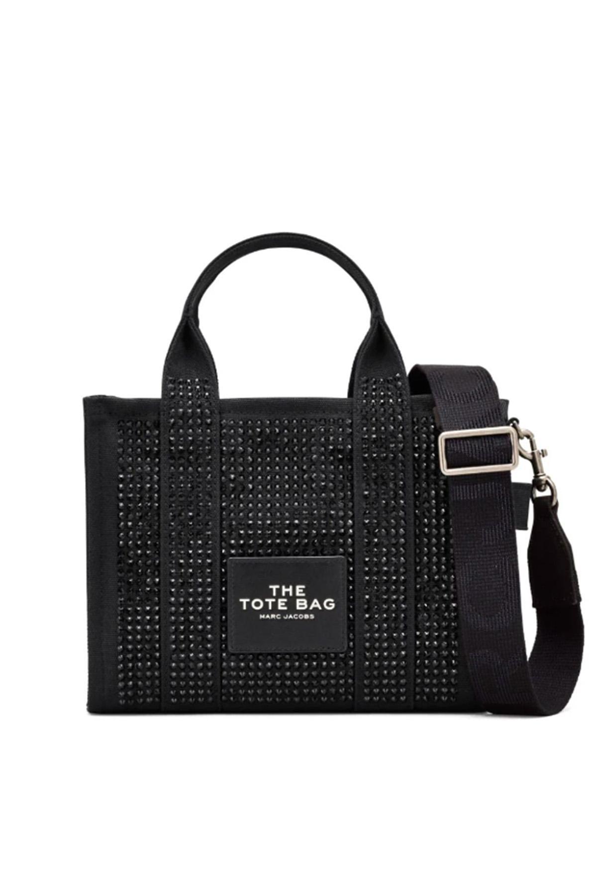 MARC JACOBS The Small Tote Bags In Nero Neri E Grigi Product Image