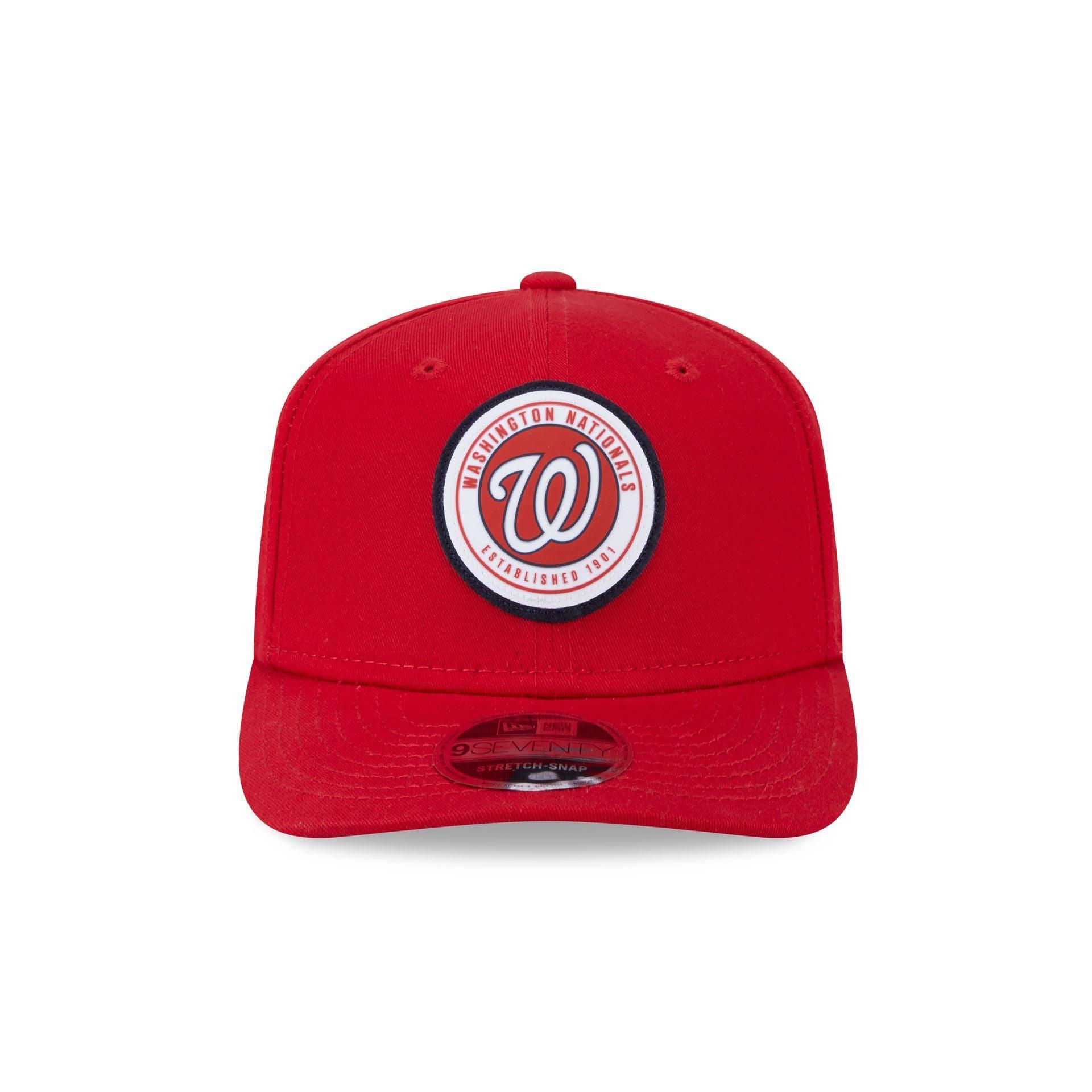 Washington Nationals Circle Patch 9SEVENTY Stretch-Snap Hat Male Product Image