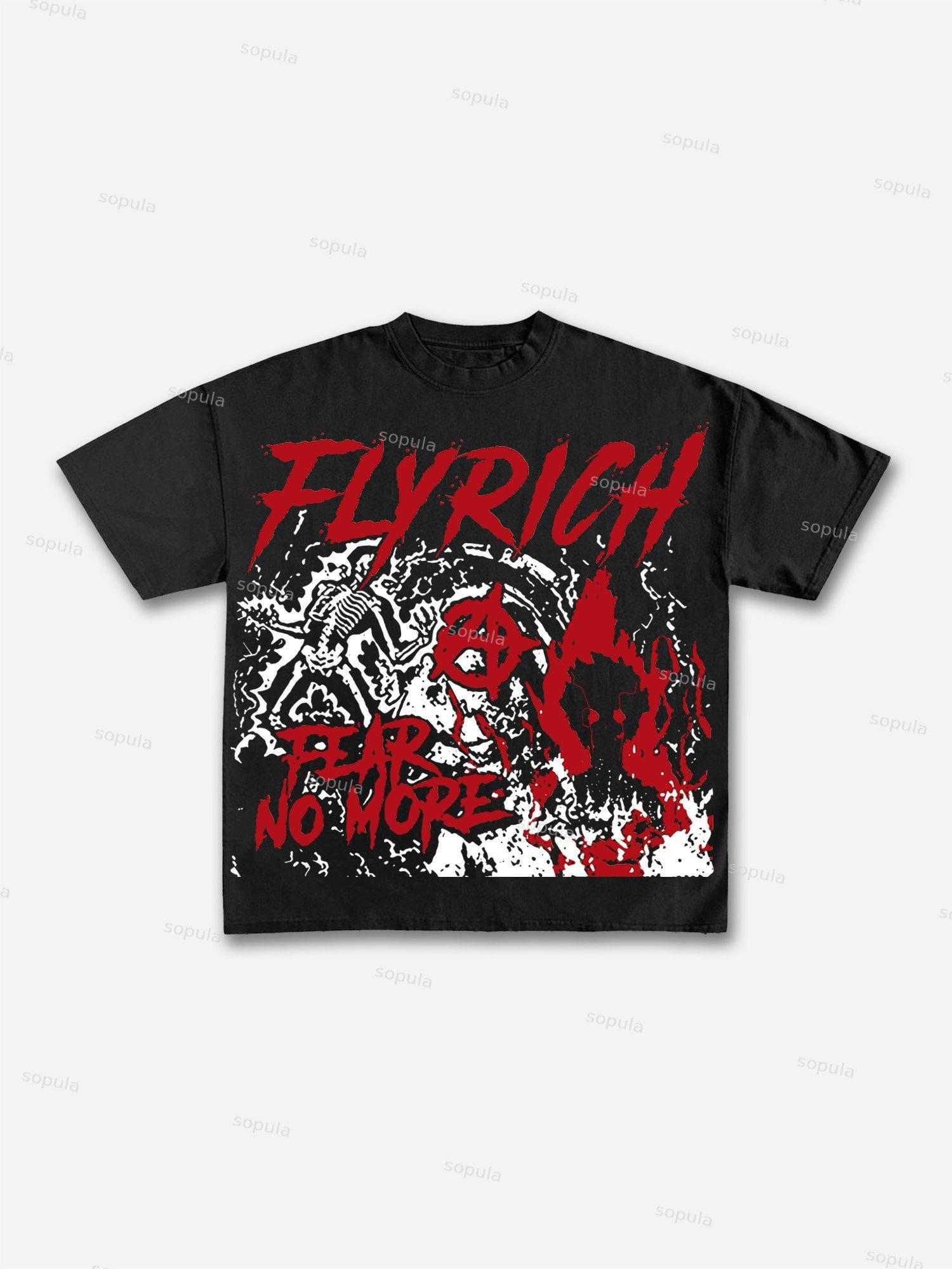 Unisex Fly Rich Graphic T-Shirt Product Image