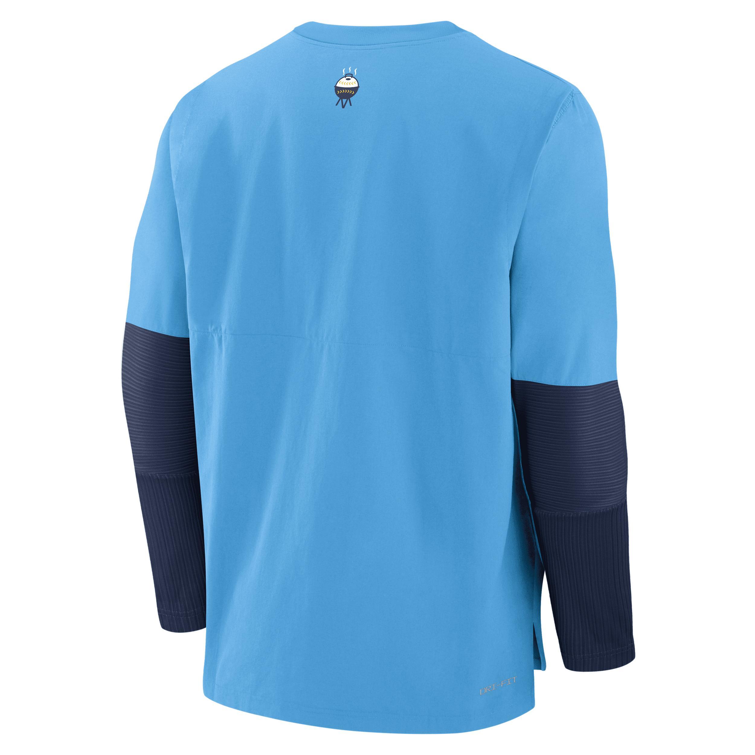 Kansas City Royals Authentic Collection City Connect Player Nike Men's Dri-FIT MLB Pullover Jacket Product Image