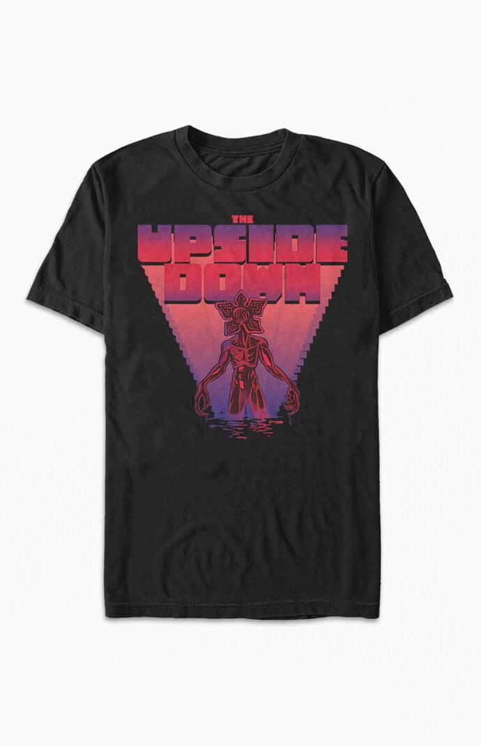 Mens Arcade Monster Stranger Things T-Shirt Product Image