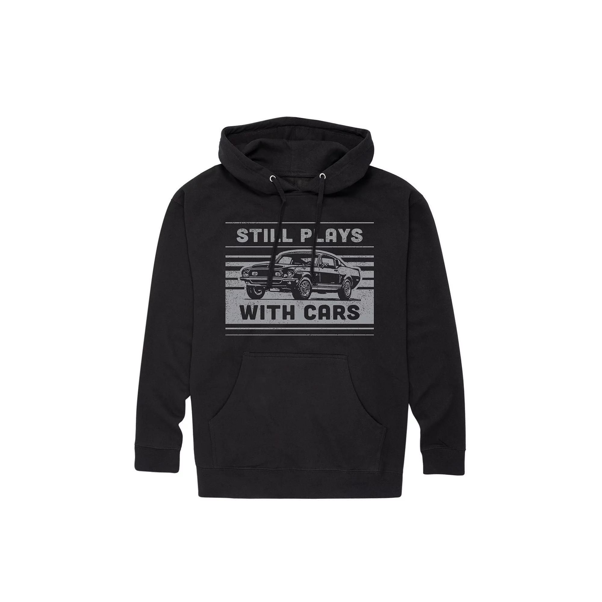 Men's "Still Plays With Cars" Hoodie,  Product Image