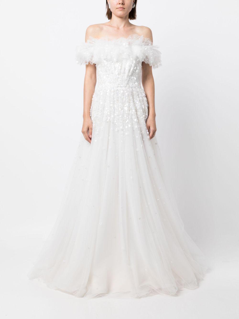 Angel Eyes flared maxi dress  Product Image