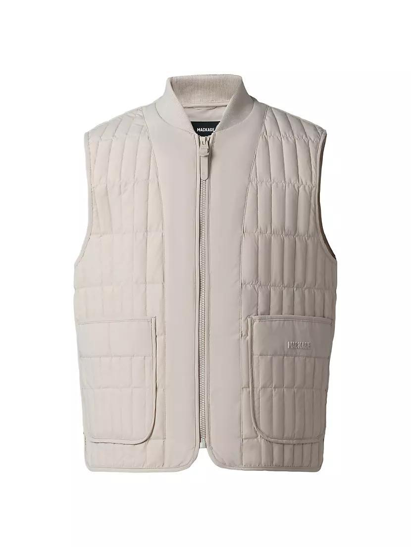 Levi Quilted Down Vest Product Image