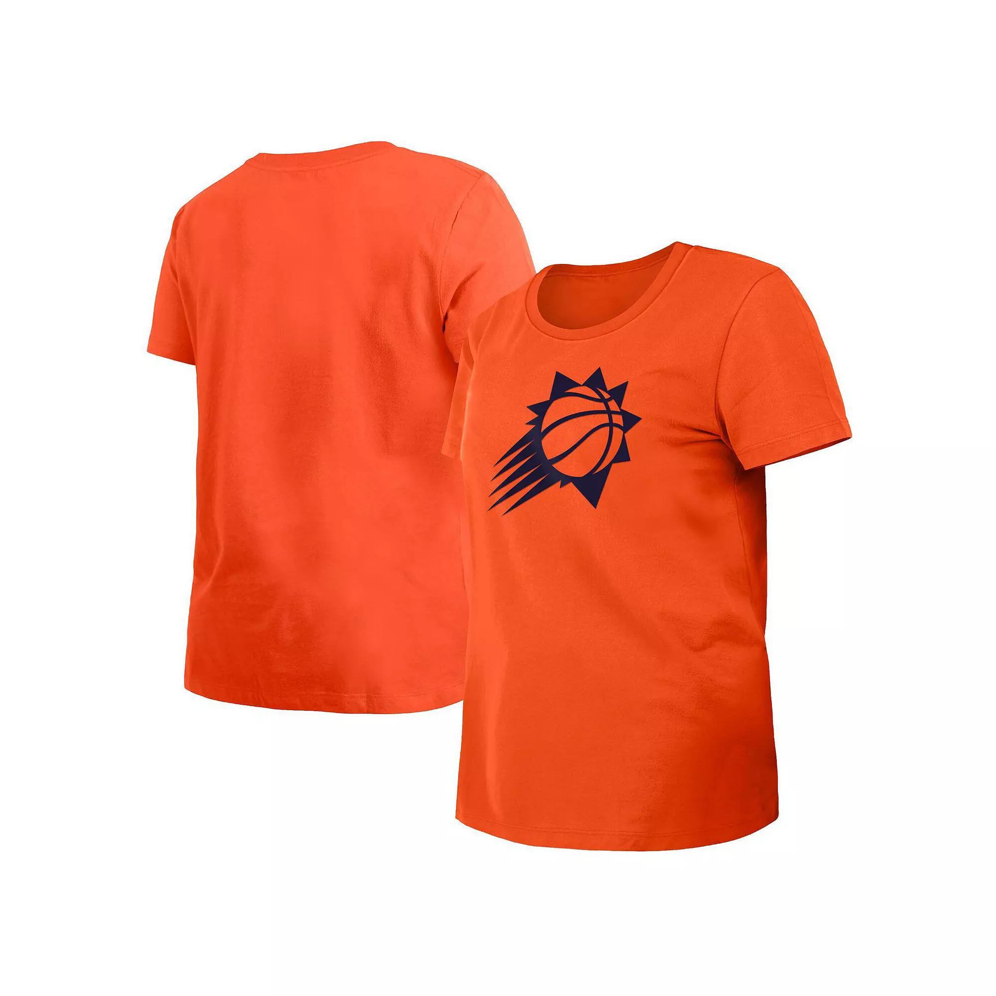 Women's New Era Orange Detroit Pistons 2023/24 City Edition T-Shirt, Size: XS, Pis Orange Product Image