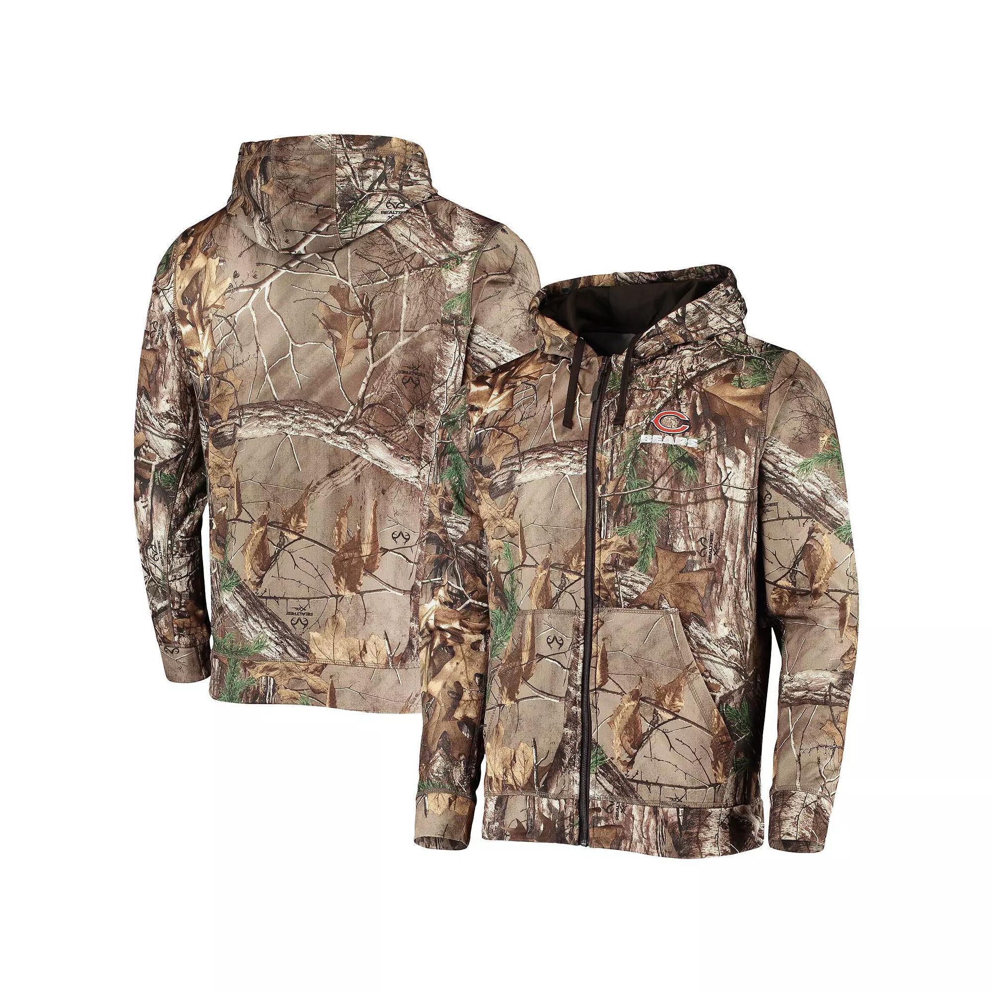Men's Dunbrooke Realtree Camo Chicago Bears Trophy Tech Fleece Full-Zip Hoodie,  Product Image
