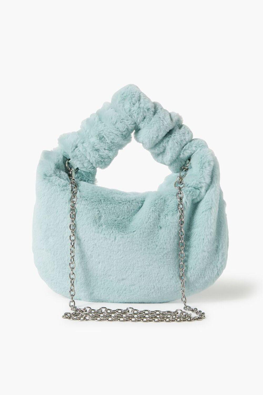 Faux Fur Chain-Strap Shoulder Bag | Forever 21 Product Image