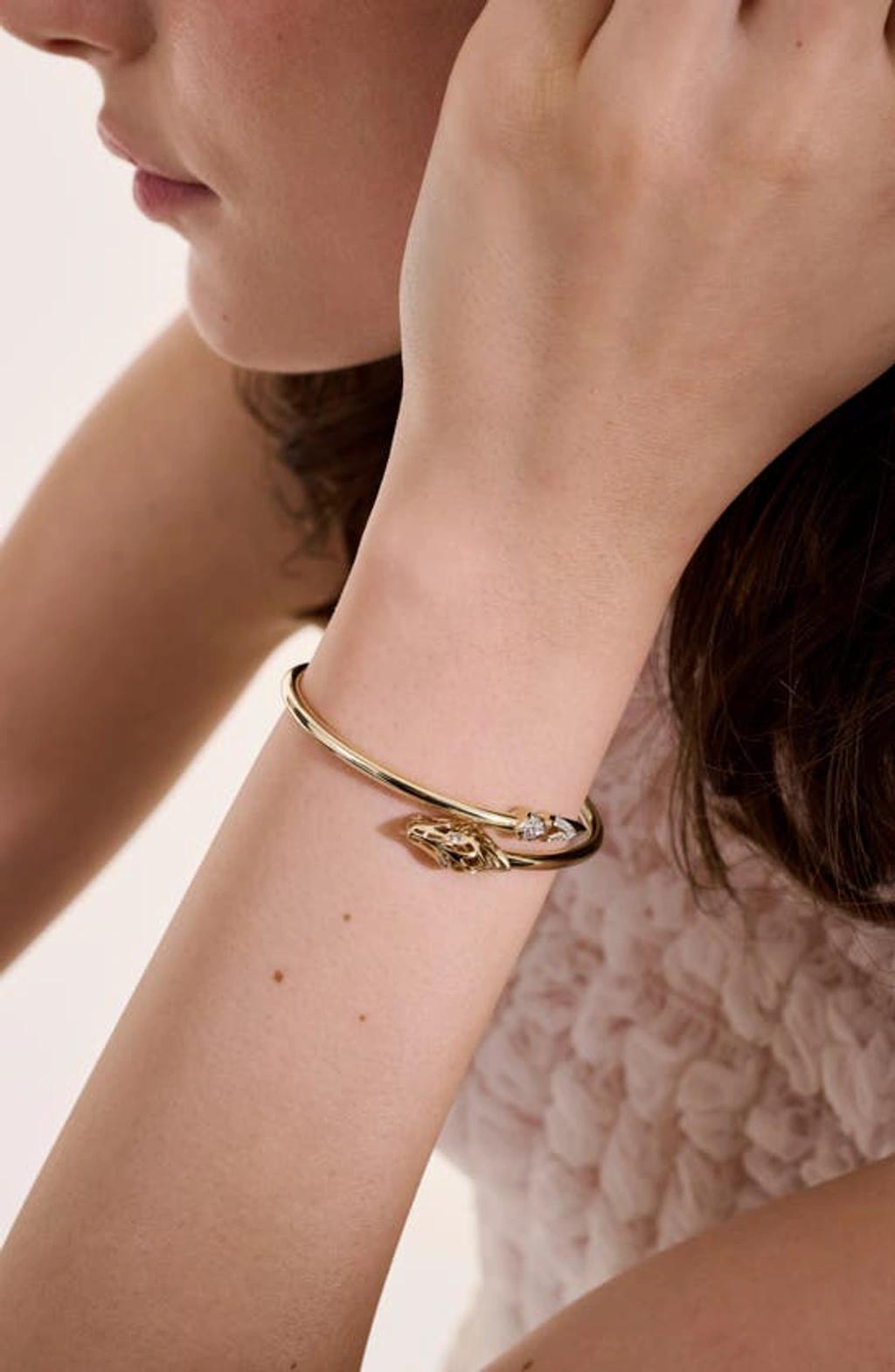 JOHN HARDY Naga Bypass Cuff Bracelet In Gold Product Image