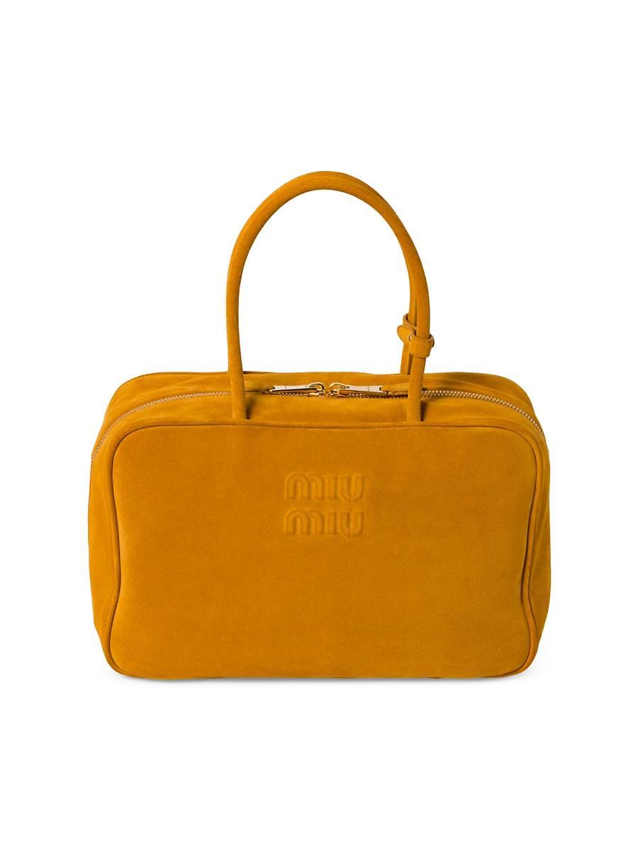 Womens Suede Beau Top Handle Bag Product Image