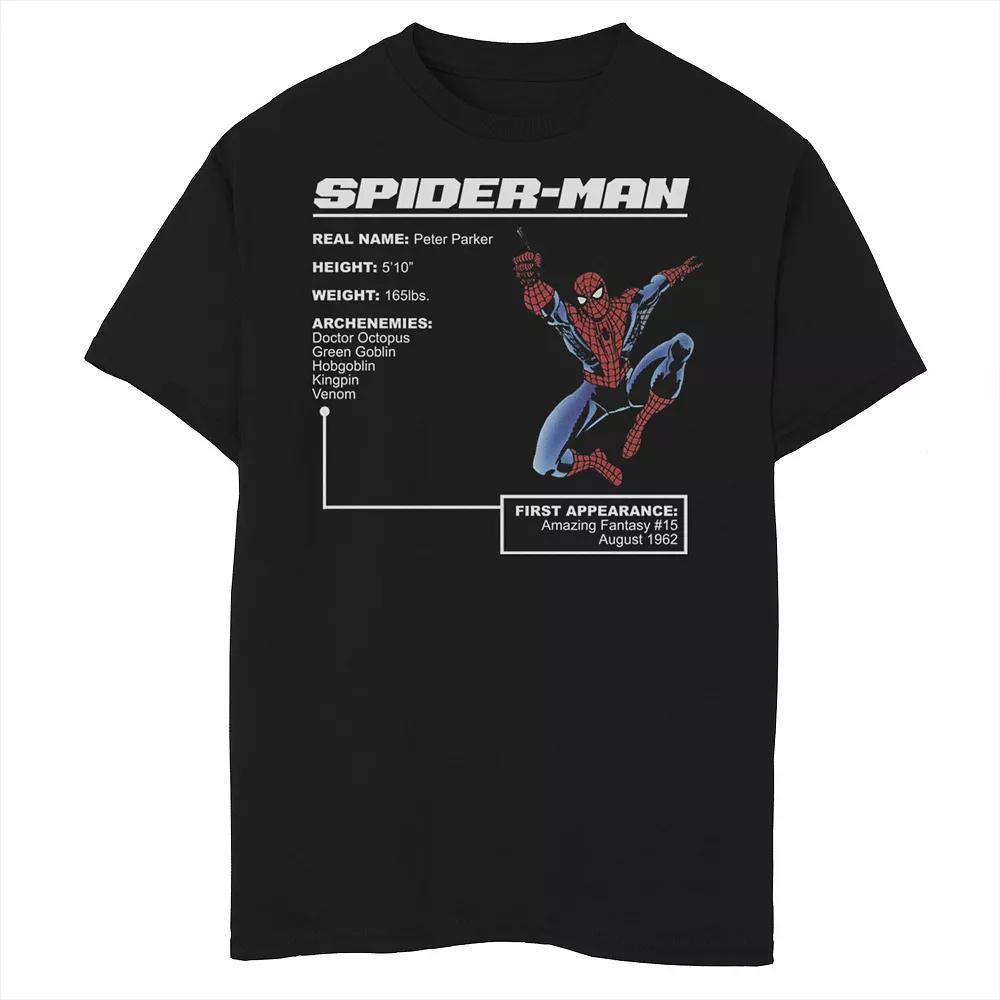 Boys 8-20 Marvel Spider-Man Glitch Tee, Boy's, Size: XS, Black Product Image