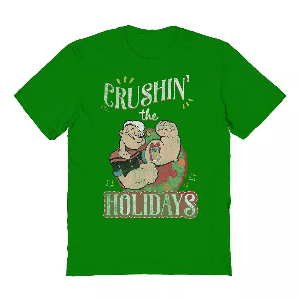Men's Crushin The Holidays Graphic Tee, Size: Small, Blue Product Image