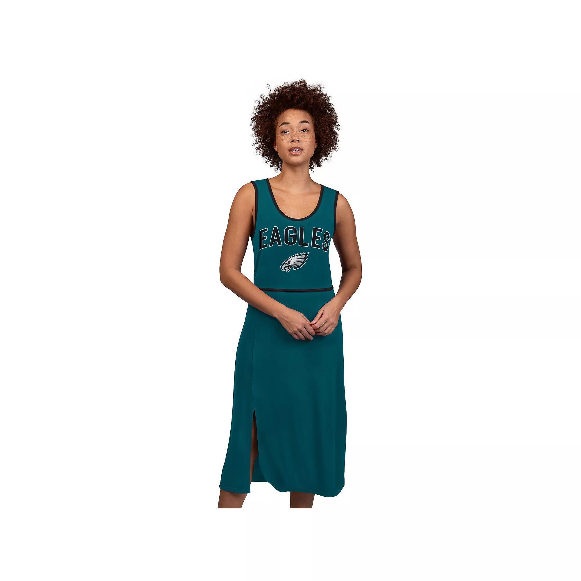 Women's G-III 4Her by Carl Banks Midnight Green Philadelphia Eagles Center Field Maxi Dress,  Product Image