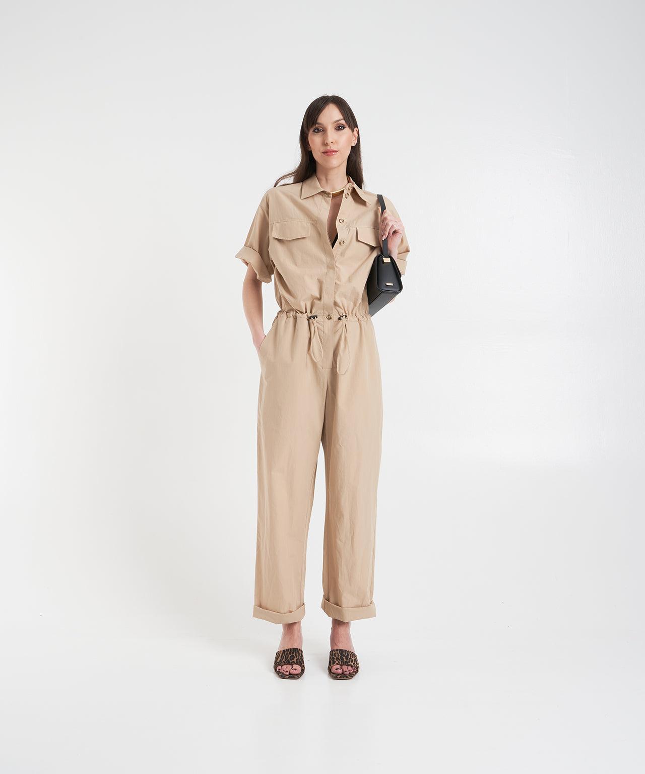Jumpsuit in poplin Product Image