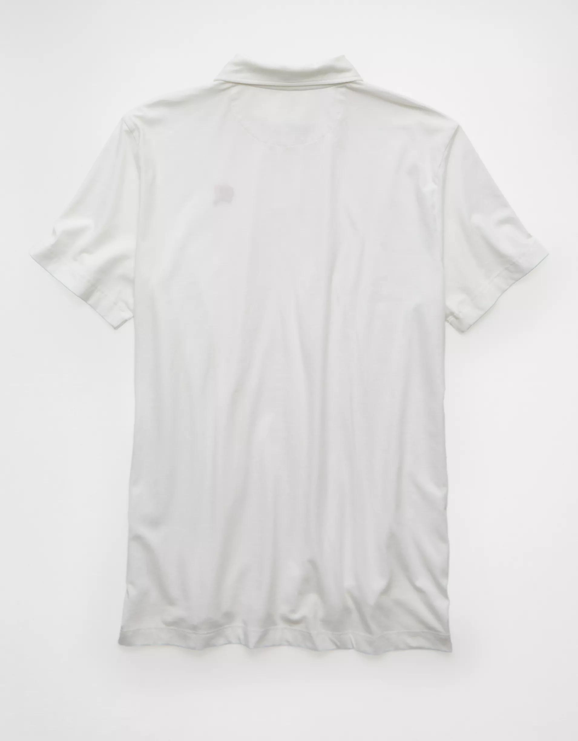 AE 24/7 Wisconsin Badgers Graphic Club Polo Shirt Product Image