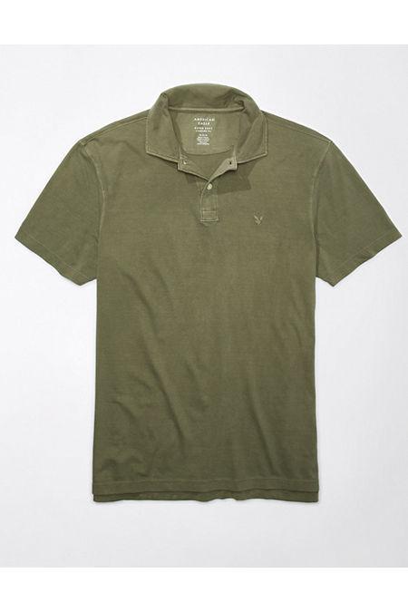 AE Lived-In Jersey Polo Shirt Men's Product Image