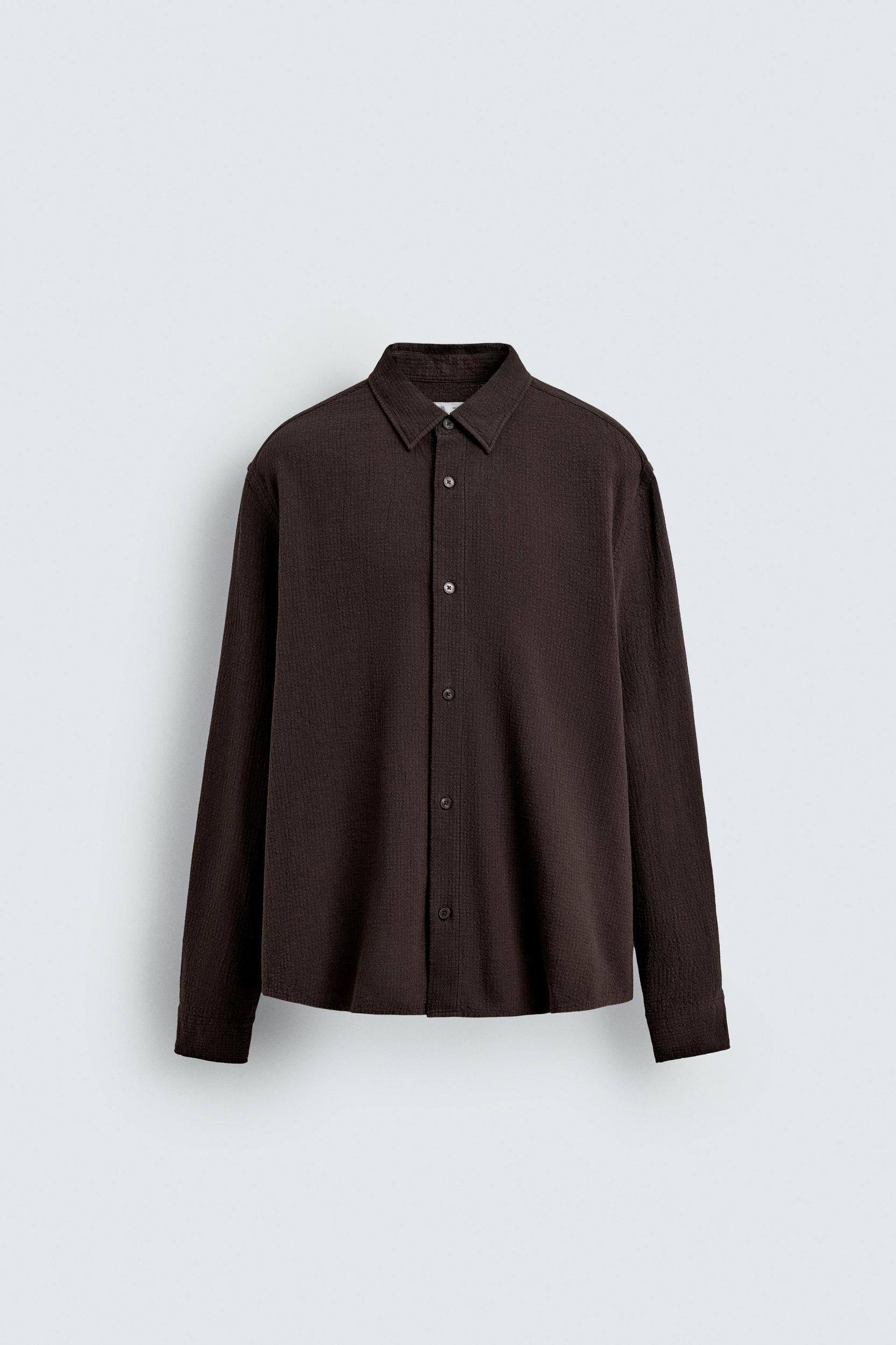 TEXTURED CHECKERED SHIRT Product Image
