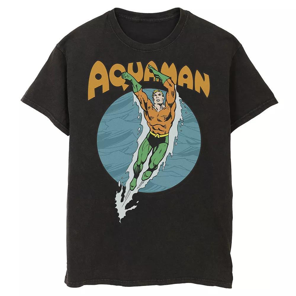 Men's DC Comics Aquaman Swimming Dance Tee,  Product Image