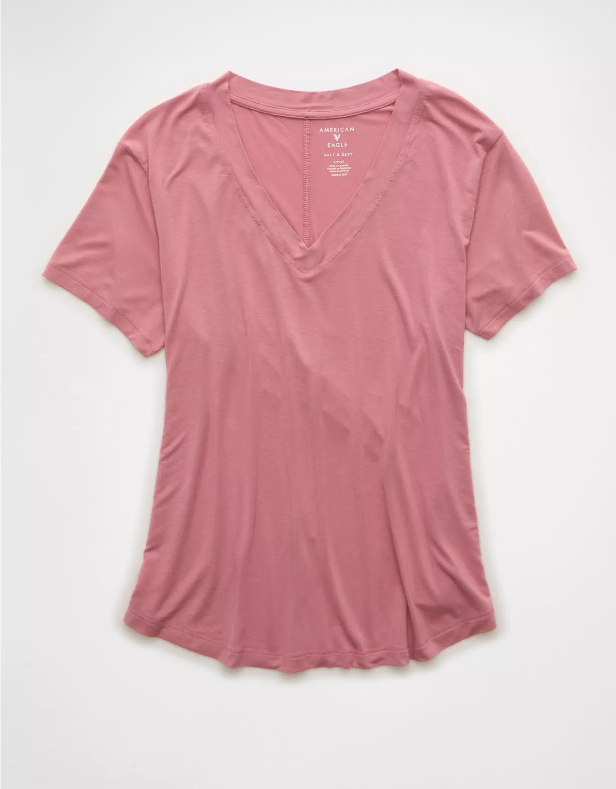 AE Soft & Sexy V-Neck T-Shirt Product Image