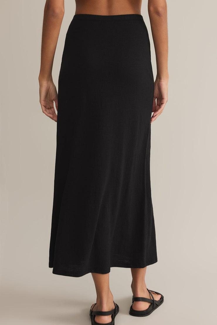 Delavine Textured Midi Skirt Product Image