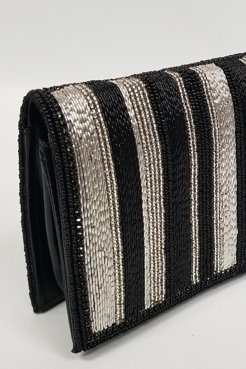 Beaded/Embroidered Wallet Crossbody Bag Product Image