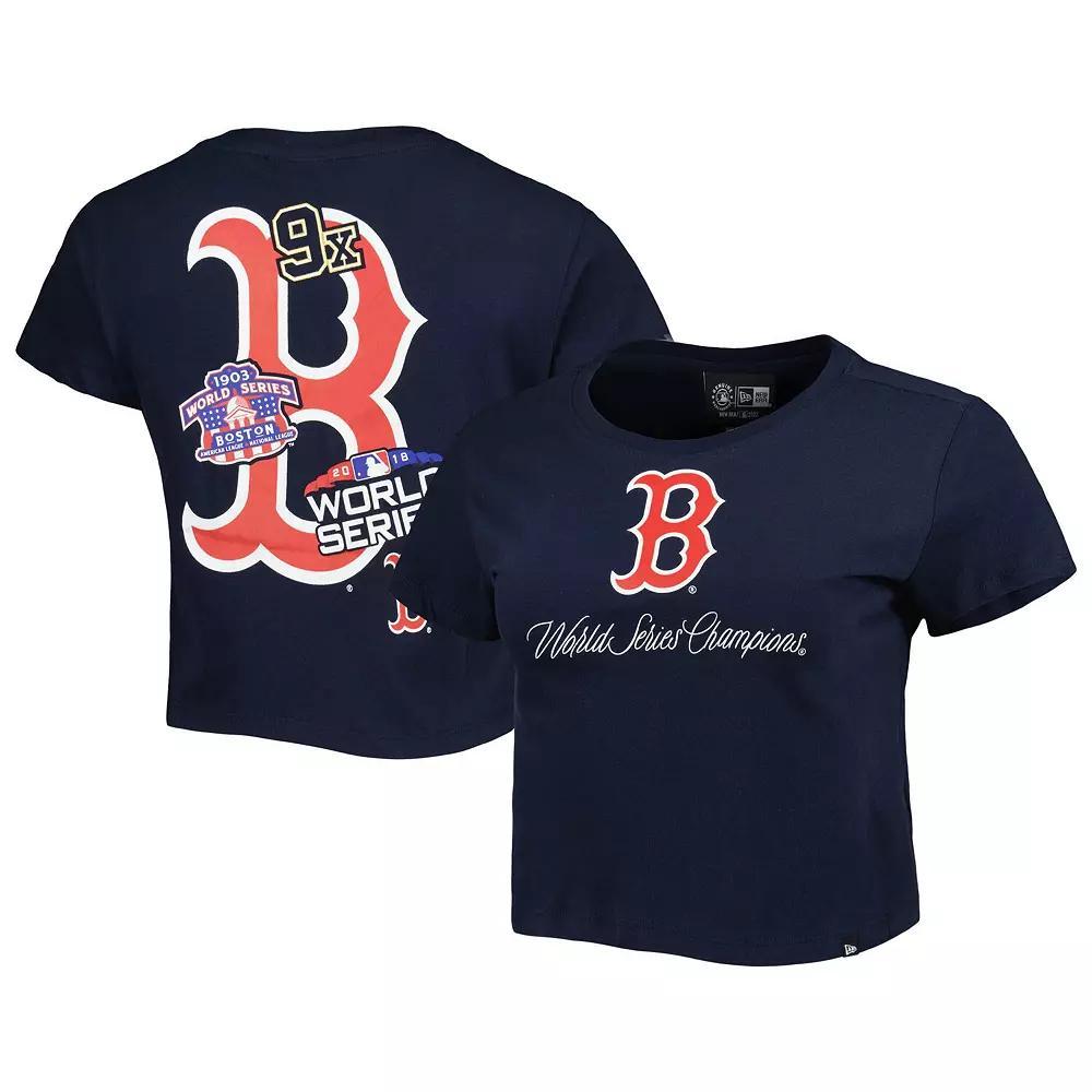 Women's New Era Blue Boston Red Sox Historic Champs T-Shirt,  Product Image