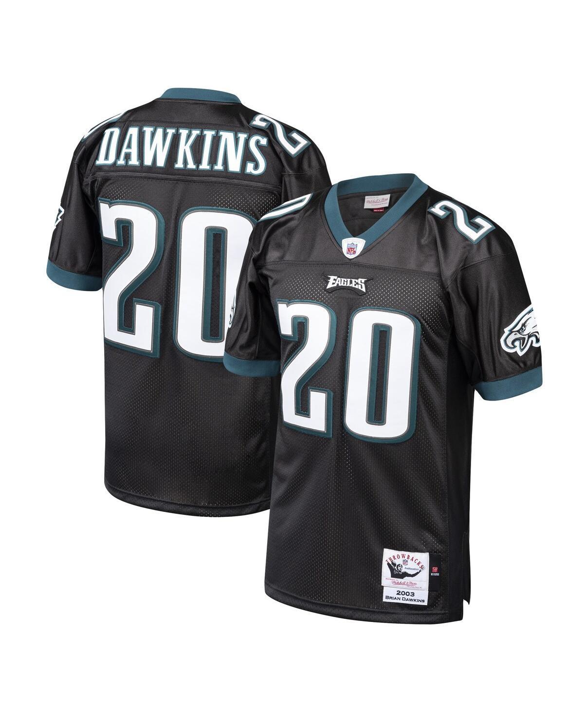 Men's Mitchell & Ness Brian Dawkins Black Philadelphia Eagles 2003 Authentic Throwback Retired Player Jersey, Size: 52 Product Image