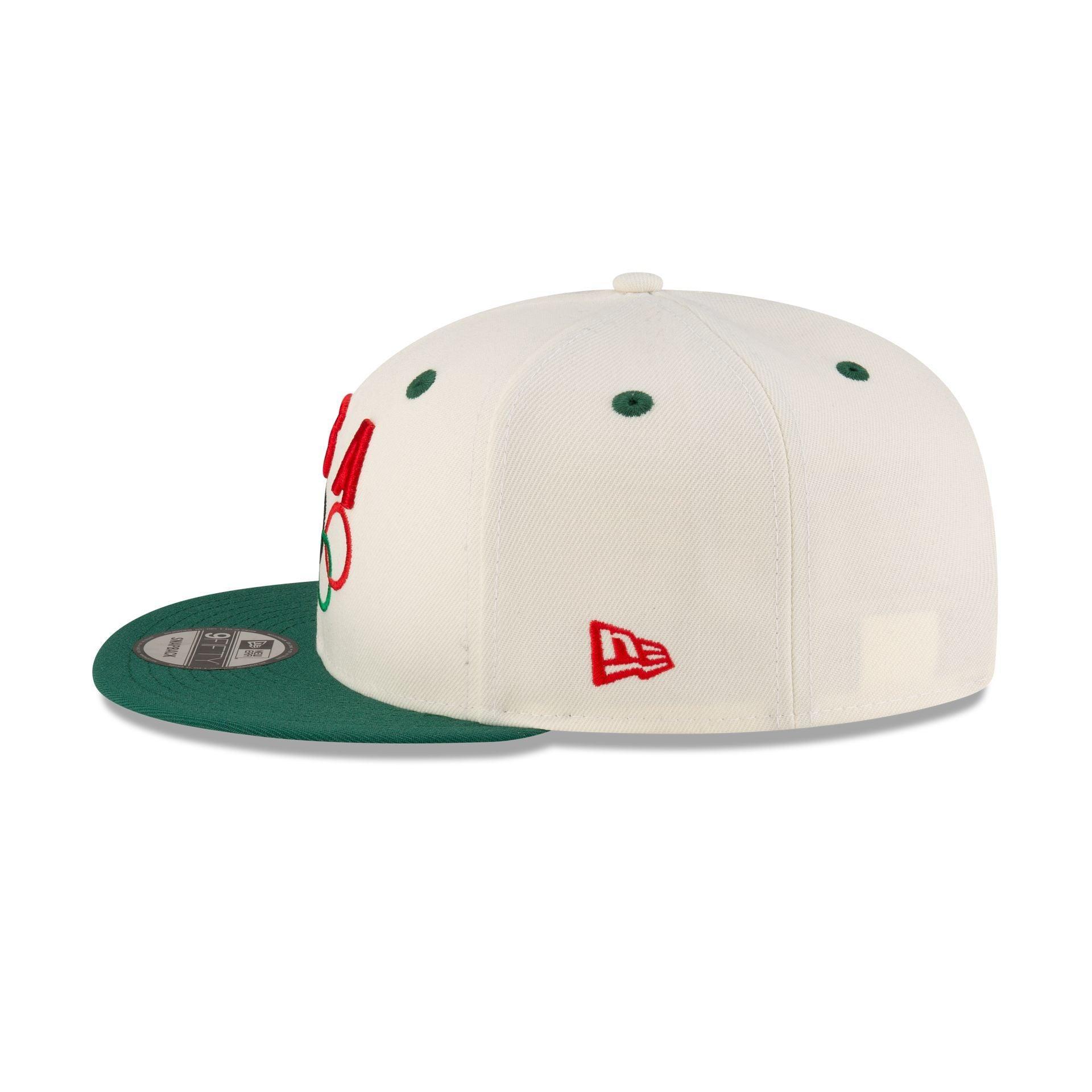 Team USA Chrome Green 9FIFTY Snapback Hat Male Product Image