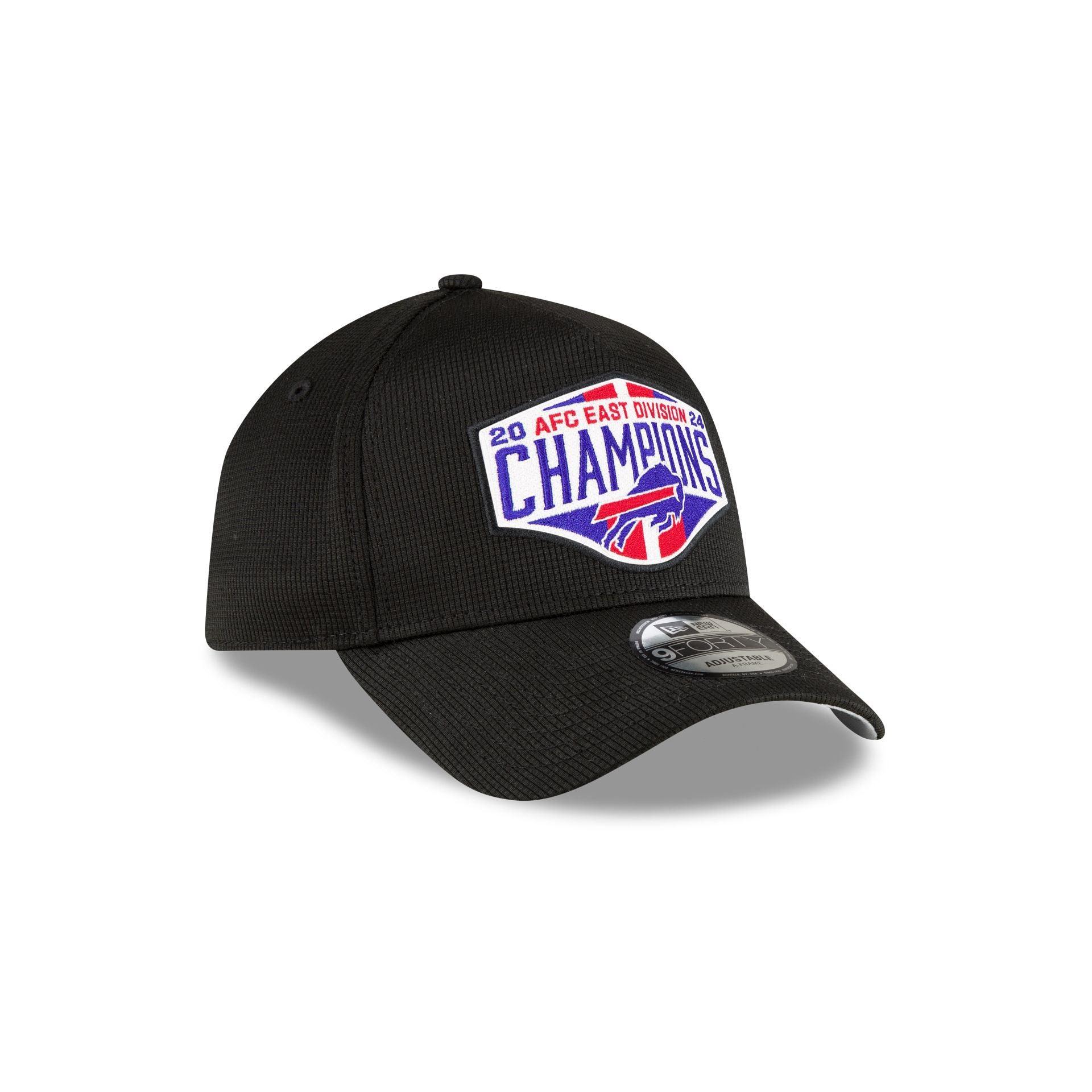 Buffalo Bills 2024 Division Champion Locker Room 9FORTY A-Frame Snapback Hat Male Product Image