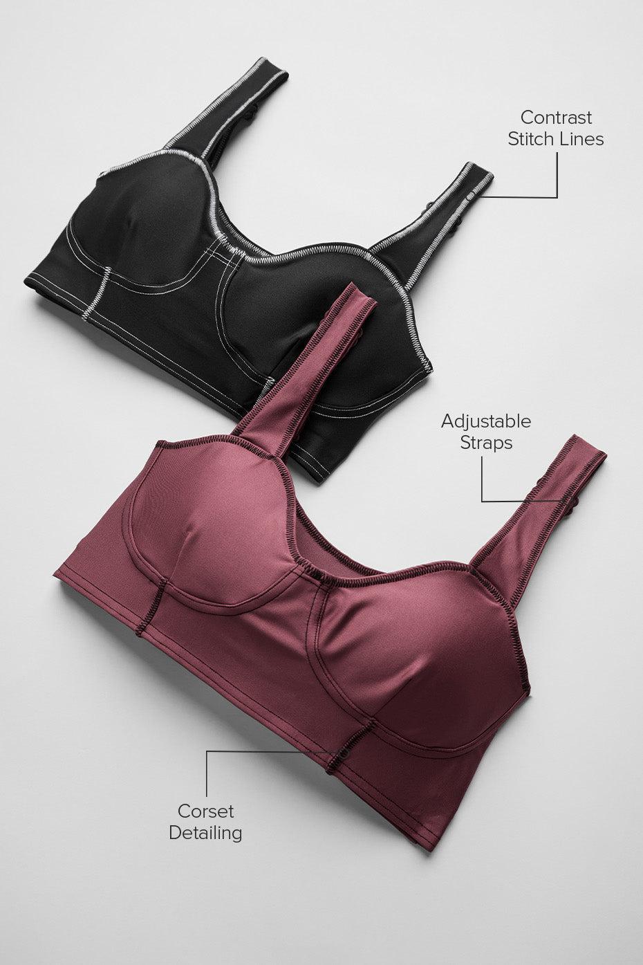 Airlift Redefine Bra - Black/White Product Image