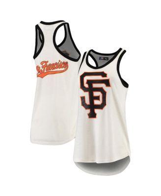 Womens G-iii 4Her by Carl Banks White San Francisco Giants Tater Racerback Tank Top Product Image