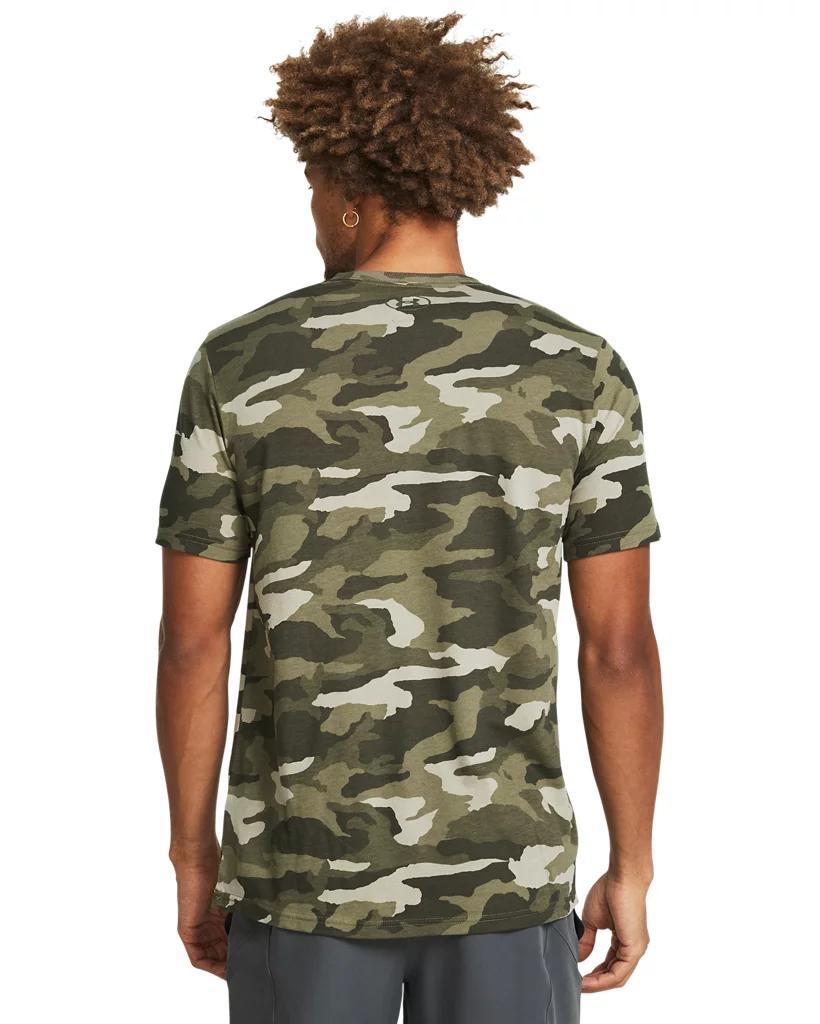 Men's UA Performance Cotton Camo Collegiate Short Sleeve Product Image