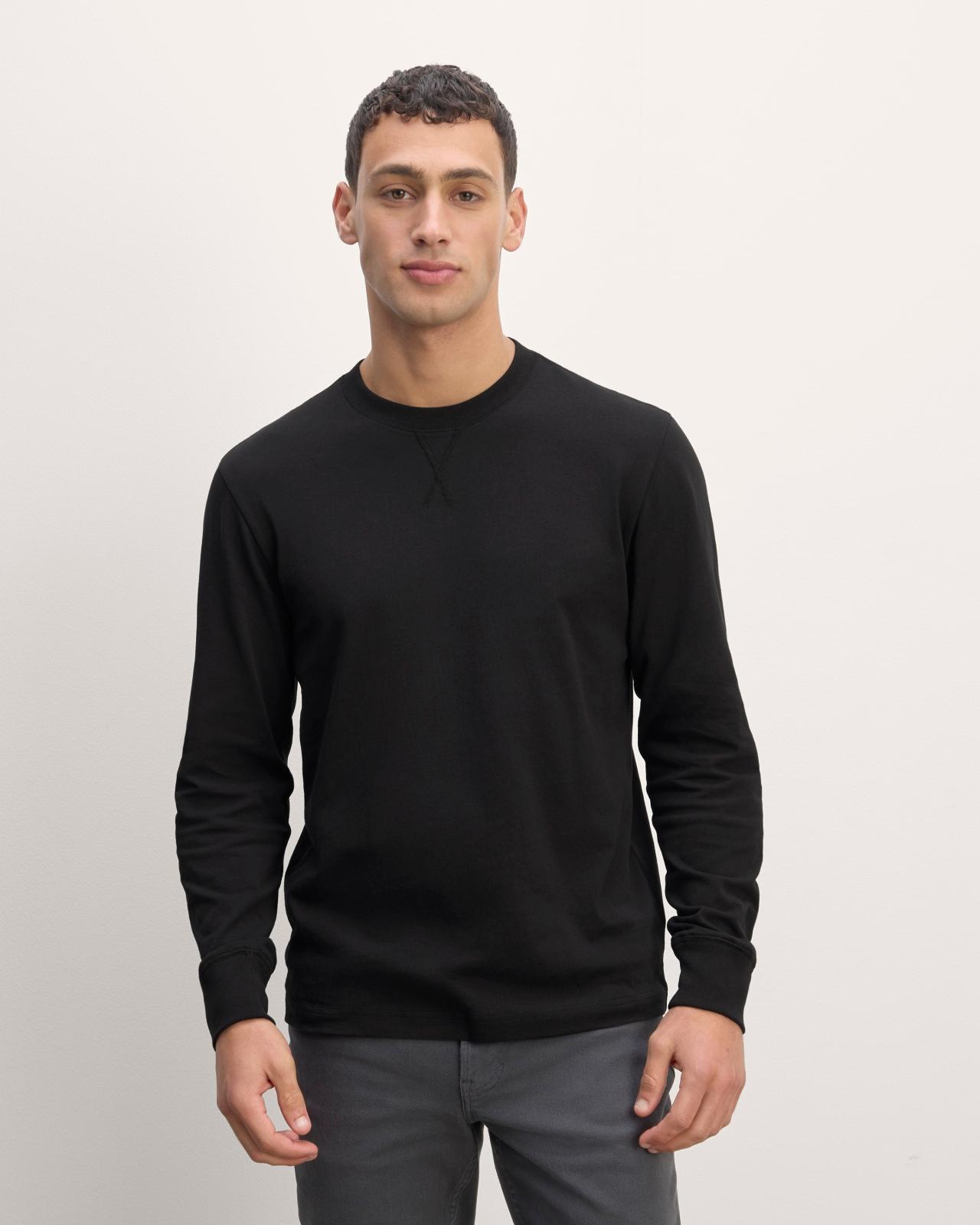 Mens Premium-Weight Relaxed Crew T-Shirt by Everlane Product Image