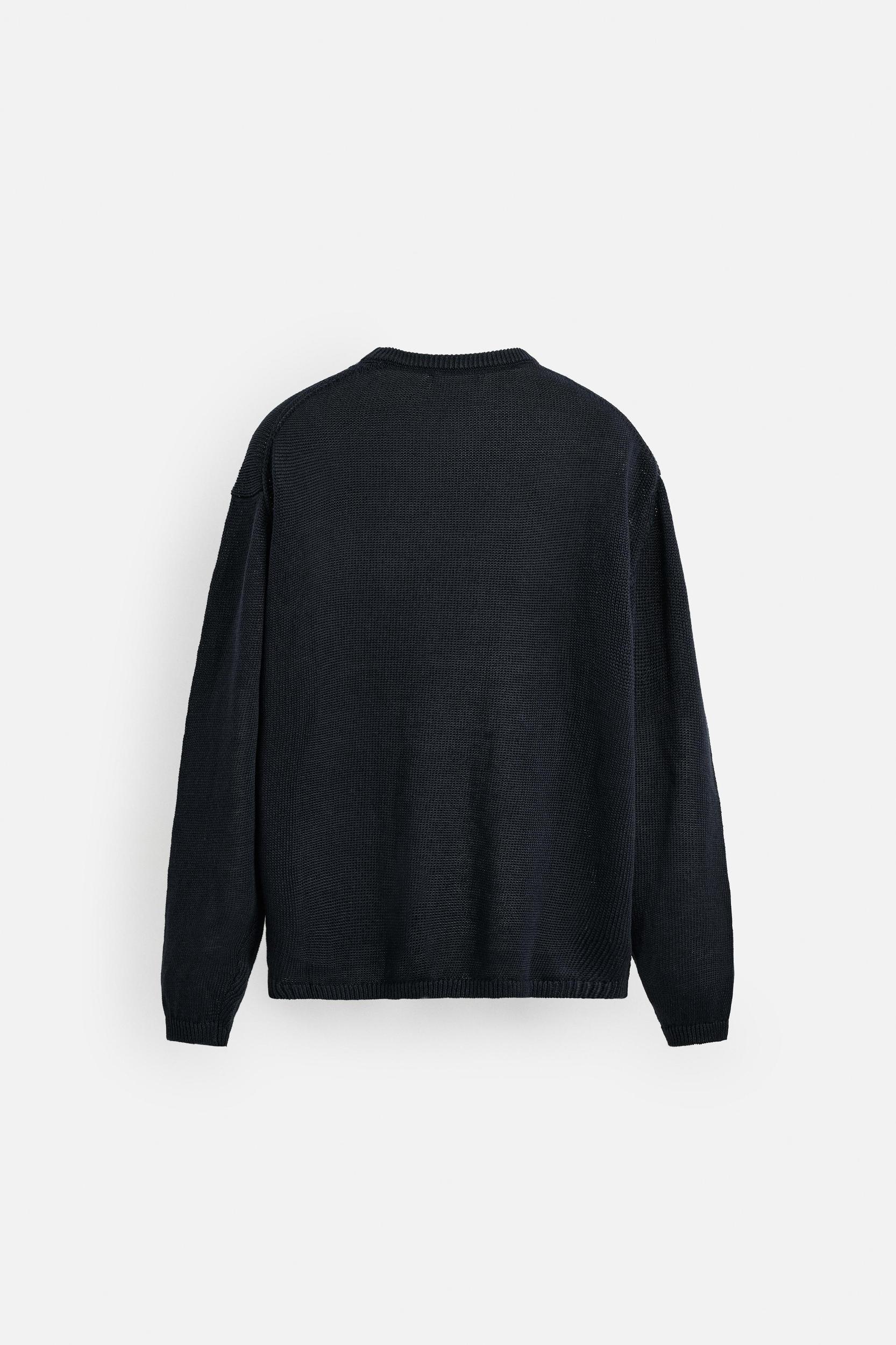 100% LINEN SWEATER Product Image
