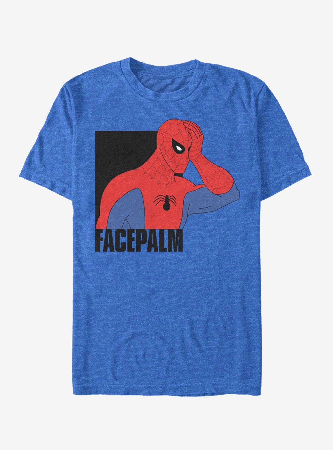 Marvel Spider-Man Facepalm T-Shirt Product Image