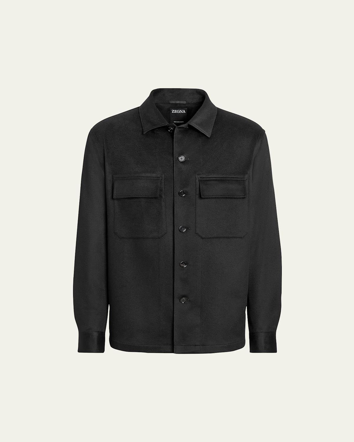 Mens Cashmere Overshirt Product Image