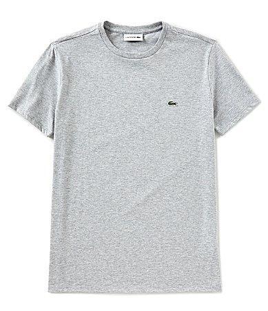 Lacoste Crew Neck Pima Cotton Jersey T-Shirt Black XL Product Image