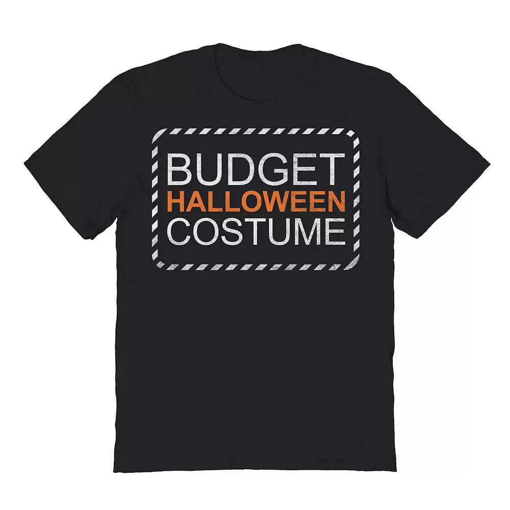 Men's Budget Halloween Costume Halloween Graphic Tee, Size: XXL, Black Product Image