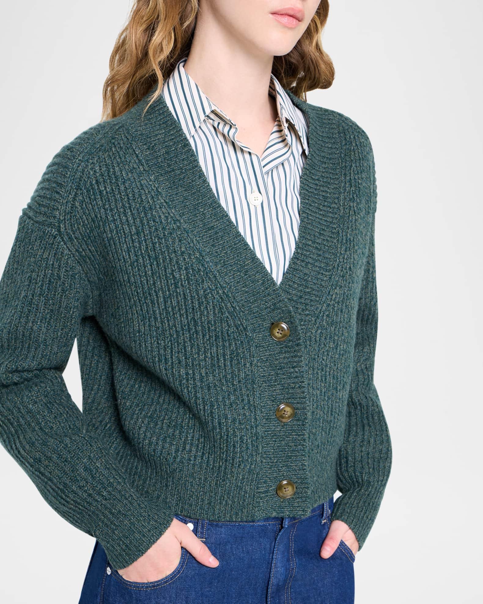 Cropped Cashmere Cardigan Product Image