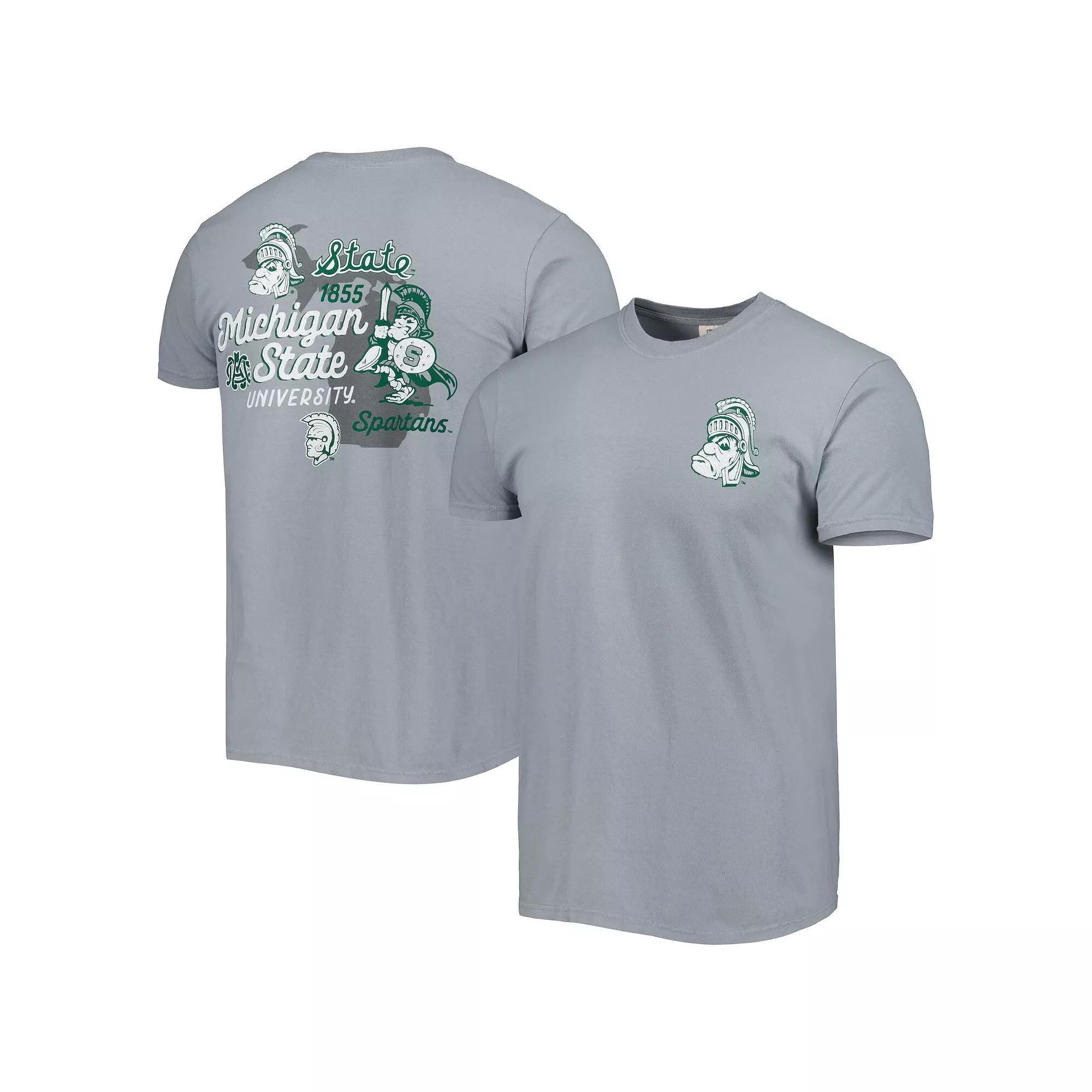 Men's Graphite Michigan State Spartans Vault State Comfort T-Shirt, Size: 2XL, Dark G Product Image
