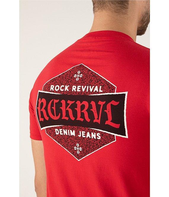 Rock Revival Hexagon-Shaped Graphic Logo Short Sleeve T-Shirt Product Image