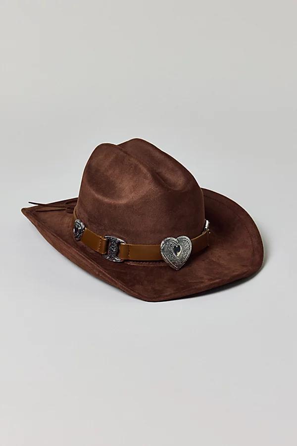 Heart Cowboy Hat Womens at Urban Outfitters Product Image