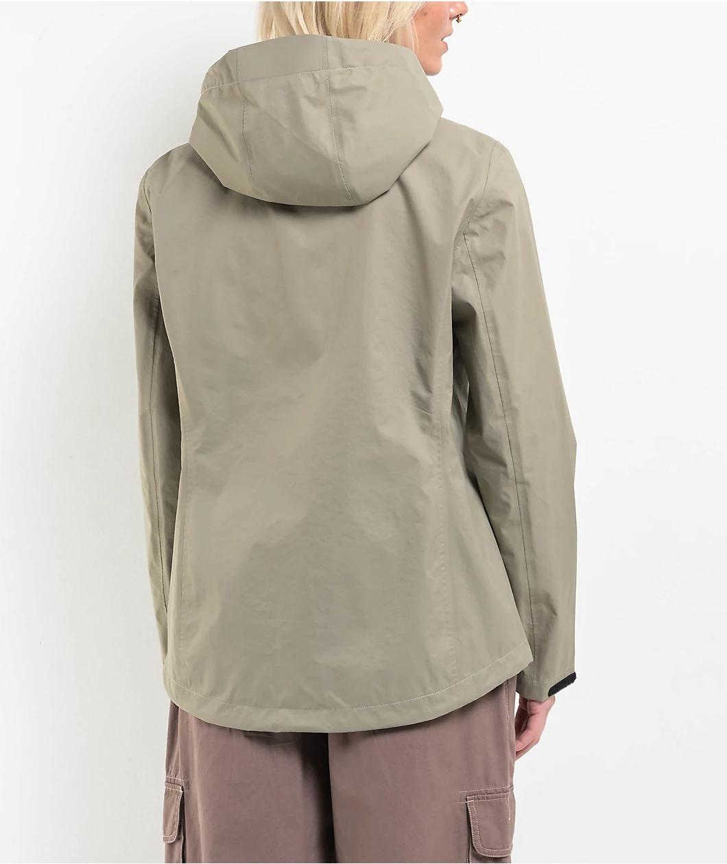 Dravus Oasis Essential Beige Windbreaker Zip Jacket Product Image